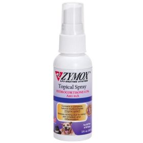 Zymox Topical Spray with Hydrocortisone for Dogs and Cats