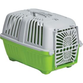 MidWest Spree Plastic Door Travel Carrier Green Pet Kennel (Option: X Small)