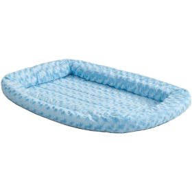 MidWest Double Bolster Pet Bed Blue (Option: Small)