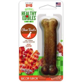 Nylabone Healthy Edibles Wholesome Dog Chews Bacon Flavor (Option: Regular (1 Pack))